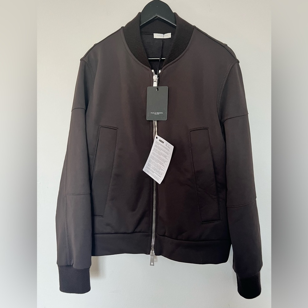 Paolo Pecora women’s chocolate bomber jacket